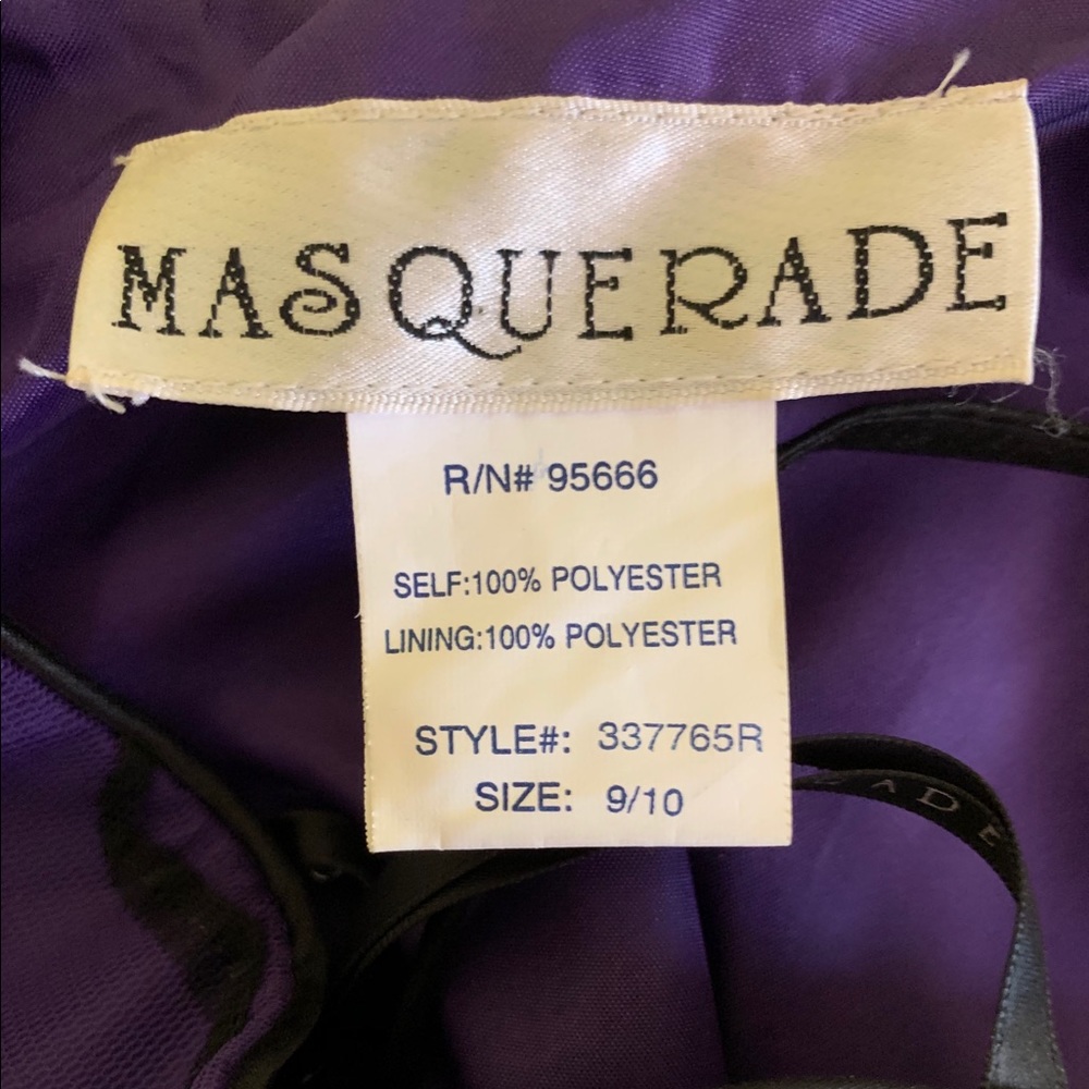 ✨💜 Purple and Black Cocktail Dress 💜✨ - Picture 3 of 6